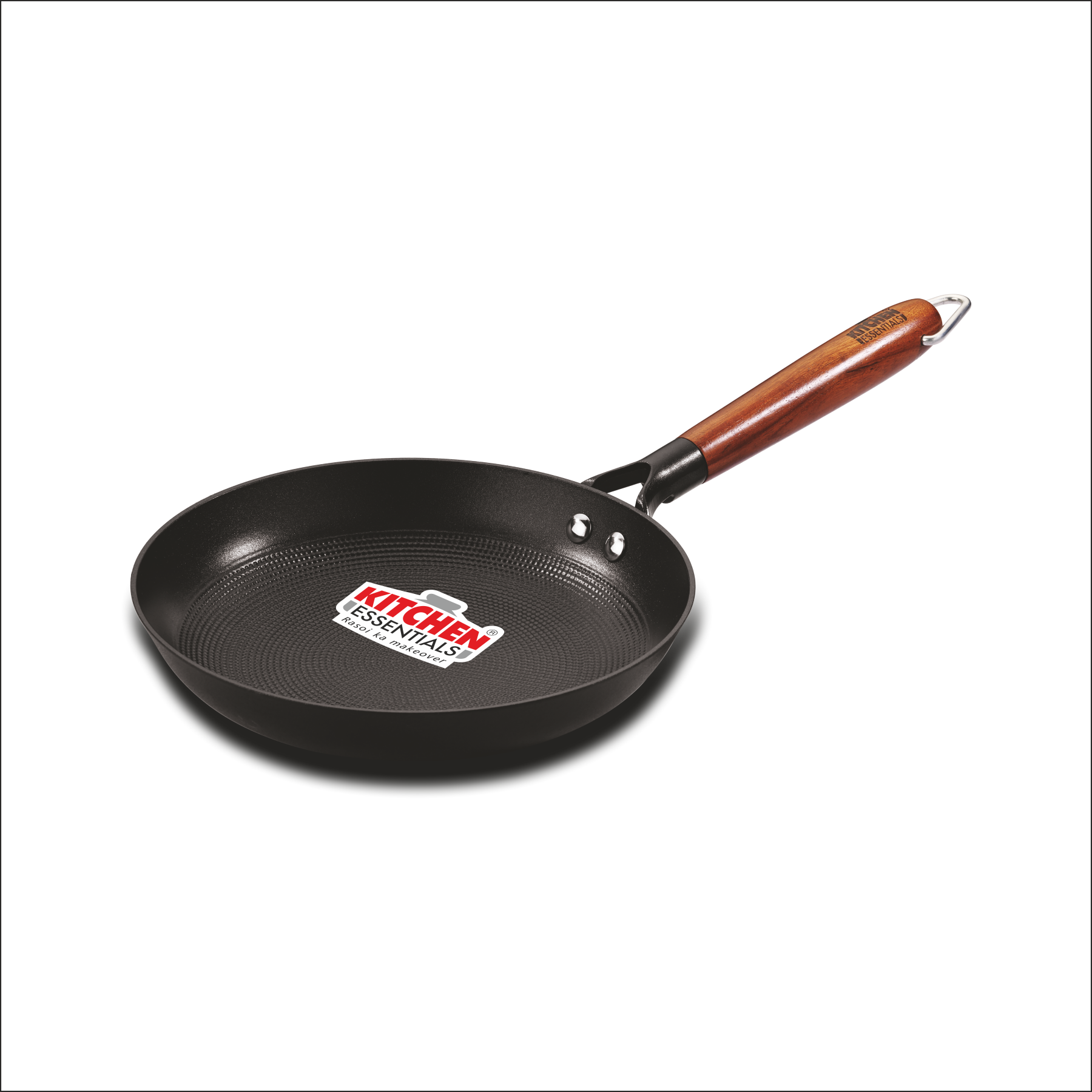 Cast Iron -  Induction Bottom Fry Pan (24 Cm)